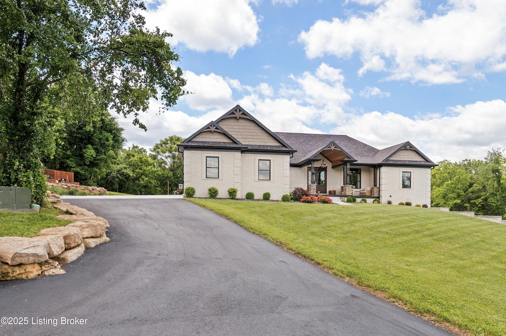 10 Ora Brent Ln, Bardstown, KY 40004 - craftsman-style house featuring a front lawn and covered porch