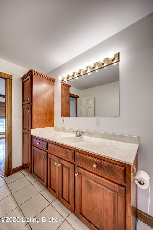 1124 Foxfire Rd, Bardstown, KY 40004 - bathroom with vanity and tile patterned floors