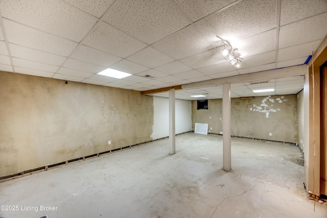 1124 Foxfire Rd, Bardstown, KY 40004 - finished basement featuring a drop ceiling