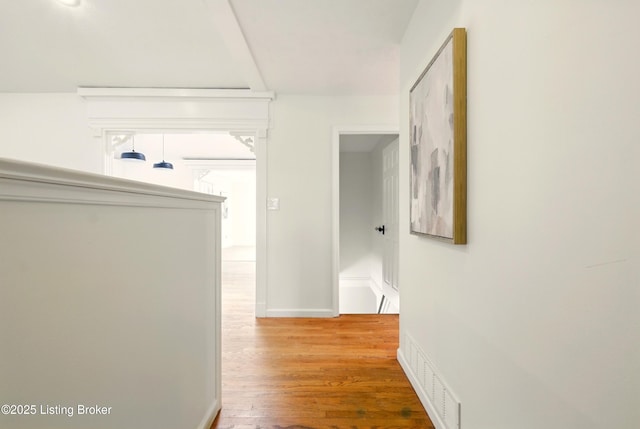 5115 Stony Brook Dr, Louisville, KY 40291 - corridor featuring wood finished floors and baseboards