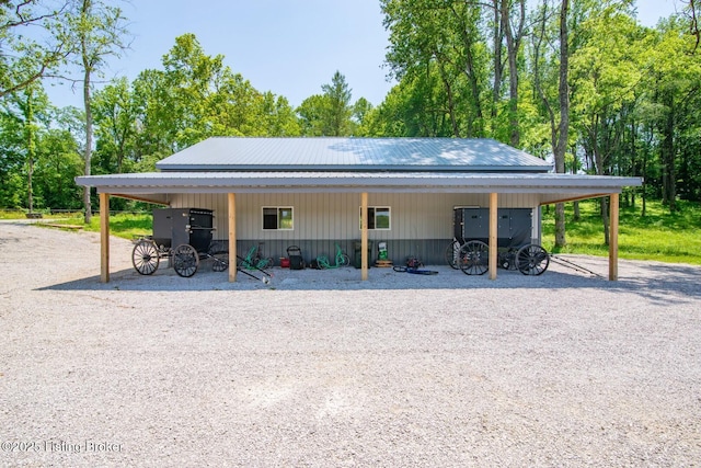 3412 Boyds Knob Rd, Munfordville, KY 42765 - view of parking featuring view of wooded area