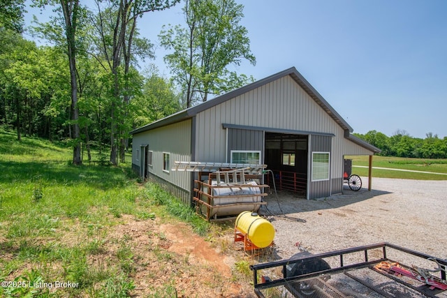 3412 Boyds Knob Rd, Munfordville, KY 42765 - view of side of property with an outdoor structure and an exterior structure