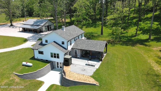 3412 Boyds Knob Rd, Munfordville, KY 42765 - aerial view of property and surrounding area