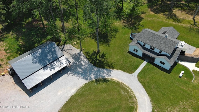 3412 Boyds Knob Rd, Munfordville, KY 42765 - aerial view of property and surrounding area