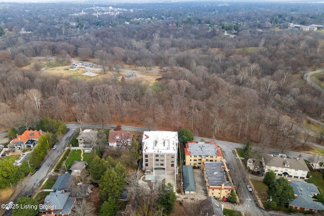 1576 Cherokee Rd Unit 1, Louisville, KY 40205 - aerial view of property's location featuring a forest