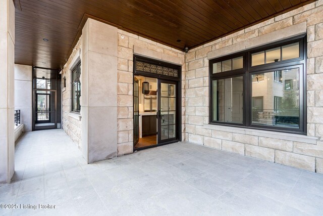 1576 Cherokee Rd Unit 1, Louisville, KY 40205 - doorway to property with stone siding