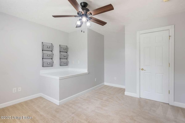 103 Deer Grove Ct, Elizabethtown, KY 42701 - unfurnished room with ceiling fan, light carpet, and baseboards