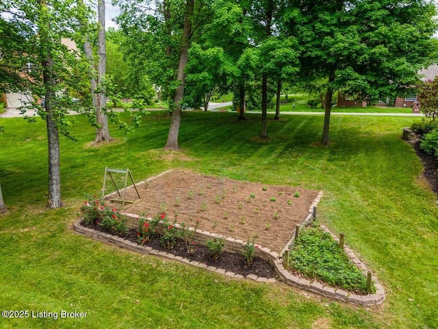 103 Deer Grove Ct, Elizabethtown, KY 42701 - view of grassy yard with a vegetable garden