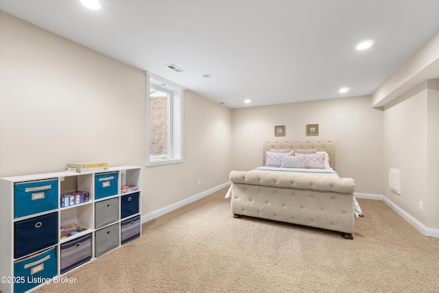 6209 Interlaken Way, Prospect, KY 40059 - bedroom with baseboards, carpet flooring, and recessed lighting