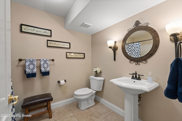 6209 Interlaken Way, Prospect, KY 40059 - full bathroom with baseboards, toilet, and tile patterned floors