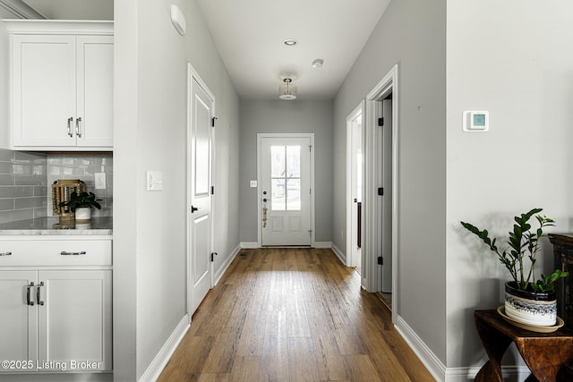 2824 Alder Wood Ln, La Grange, KY 40031 - doorway with wood finished floors and baseboards