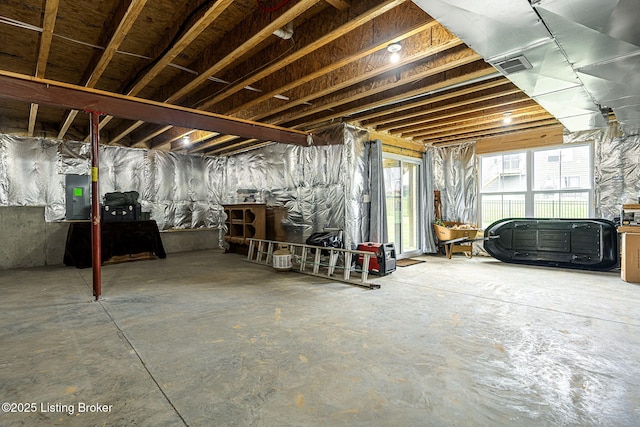 2824 Alder Wood Ln, La Grange, KY 40031 - basement with electric panel