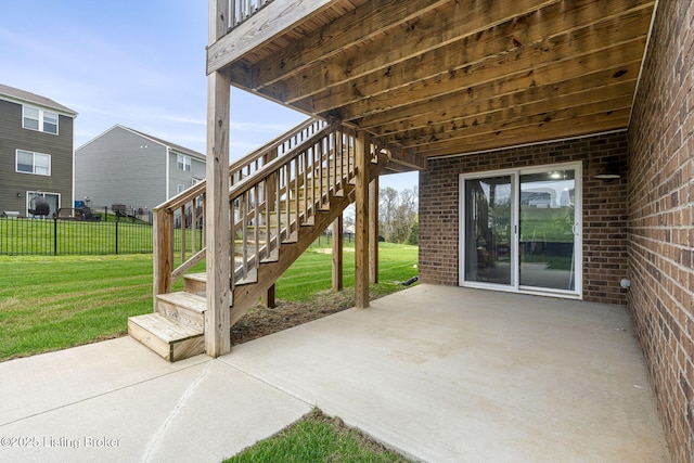 2824 Alder Wood Ln, La Grange, KY 40031 - view of patio featuring stairs