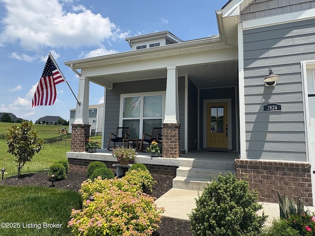 2824 Alder Wood Ln, La Grange, KY 40031 - property entrance with a porch