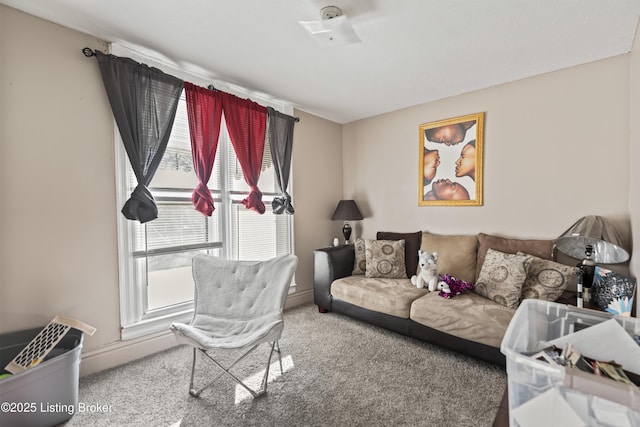2733 Dumesnil St, Louisville, KY 40211 - living area featuring carpet floors and baseboards