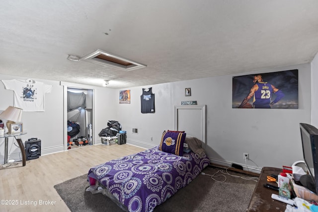 2733 Dumesnil St, Louisville, KY 40211 - bedroom with attic access and wood finished floors