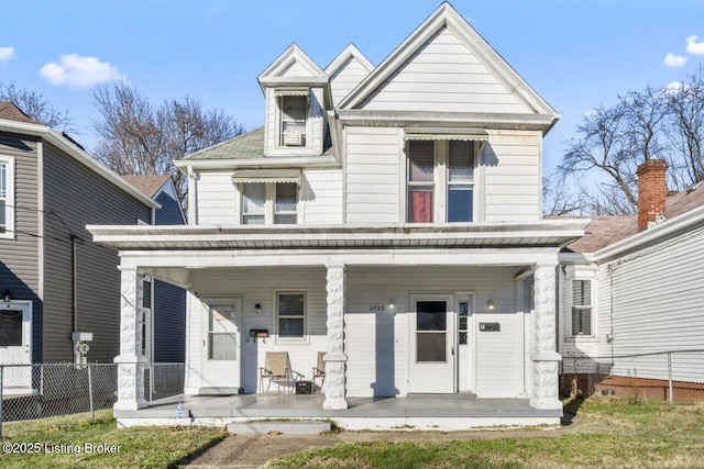 2733 Dumesnil St, Louisville, KY 40211 - back of property featuring a porch