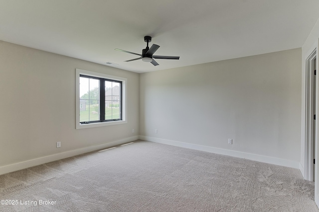 6609 Clore Lake Rd, Crestwood, KY 40014 - spare room featuring a ceiling fan and light carpet