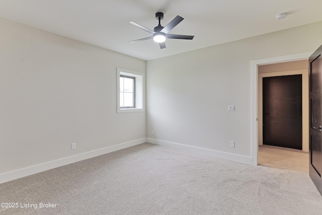 6609 Clore Lake Rd, Crestwood, KY 40014 - spare room with light carpet, ceiling fan, and a smoke detector