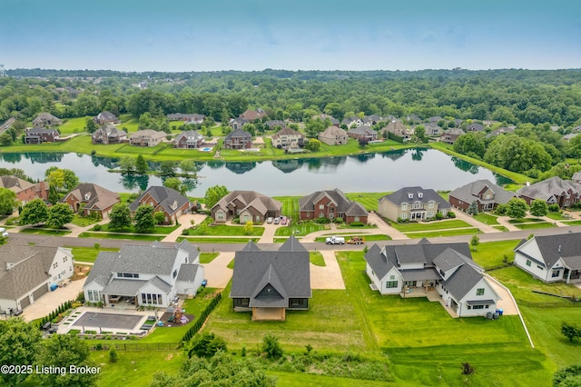 6609 Clore Lake Rd, Crestwood, KY 40014 - aerial perspective of suburban area with a large body of water