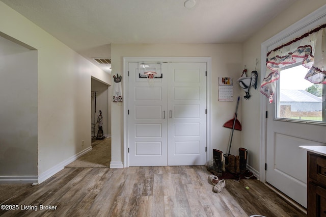 14499 S S Highway 259, Leitchfield, KY 42754 - entrance foyer featuring wood finished floors and baseboards