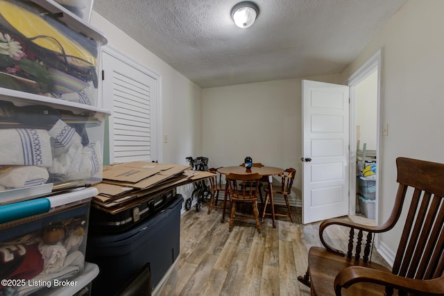 14499 S S Highway 259, Leitchfield, KY 42754 - home office featuring wood finished floors and a textured ceiling
