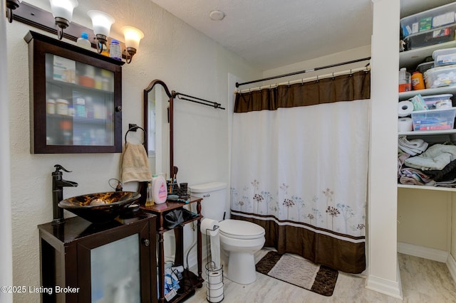 14499 S S Highway 259, Leitchfield, KY 42754 - bathroom with a shower with shower curtain and vanity