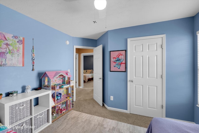 204 Greenleaf Dr, Elizabethtown, KY 42701 - bedroom featuring carpet floors, baseboards, and ceiling fan