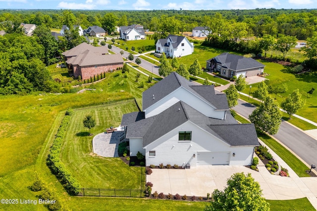 17716 Shakes Creek Dr, Fisherville, KY 40023 - aerial perspective of suburban area