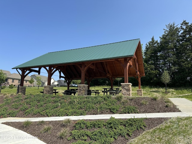 17716 Shakes Creek Dr, Fisherville, KY 40023 - view of home's community with a gazebo