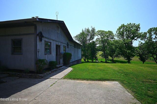1025 Lake Rd, Campbellsburg, KY 40011 - view of home's exterior with a lawn