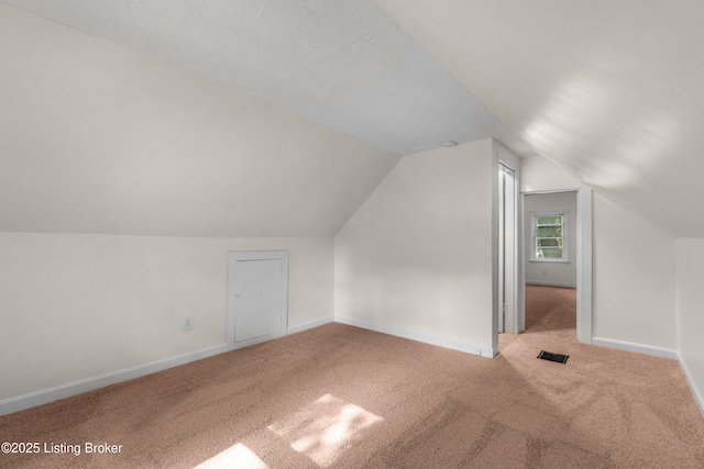 4725 Kiefer Rd, Louisville, KY 40216 - additional living space with carpet floors, lofted ceiling, and baseboards