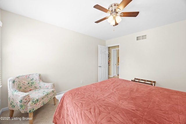 6400 Cedar Branch Ct, Louisville, KY 40291 - bedroom featuring carpet floors and ceiling fan