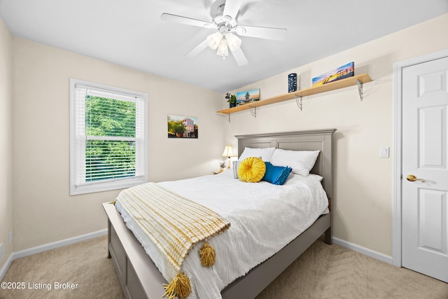 6400 Cedar Branch Ct, Louisville, KY 40291 - bedroom featuring carpet and a ceiling fan