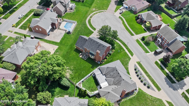 6400 Cedar Branch Ct, Louisville, KY 40291 - aerial perspective of suburban area