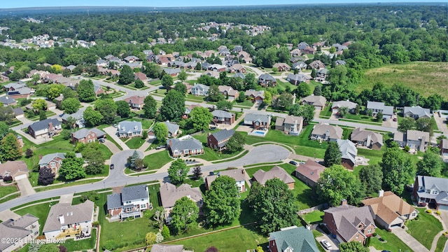 6400 Cedar Branch Ct, Louisville, KY 40291 - aerial view of property and surrounding area featuring nearby suburban area and a heavily wooded area