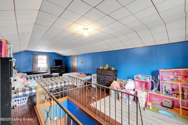 315 N 27th St, Louisville, KY 40212 - bedroom featuring vaulted ceiling and wood finished floors