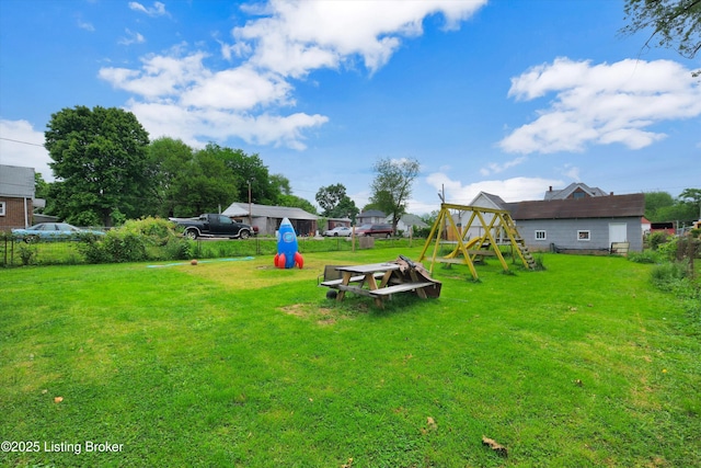 315 N 27th St, Louisville, KY 40212 - view of grassy yard with a playground