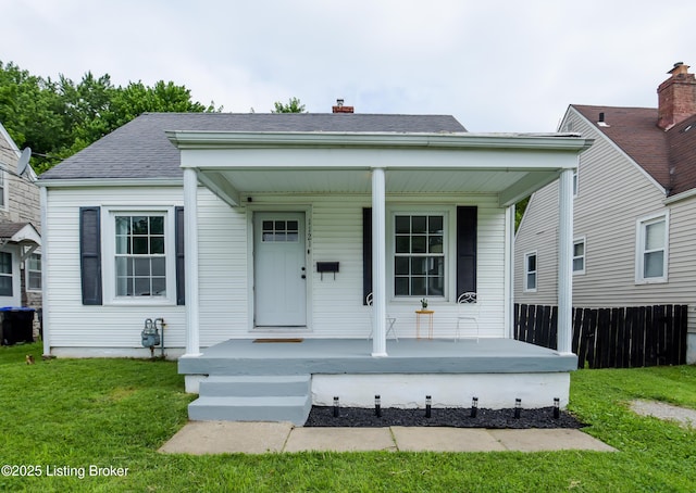 1121 Walter Ave, Louisville, KY 40215 - view of front of home with a porch and roof with shingles