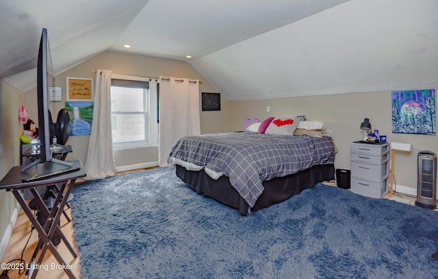 1121 Walter Ave, Louisville, KY 40215 - bedroom with vaulted ceiling and recessed lighting