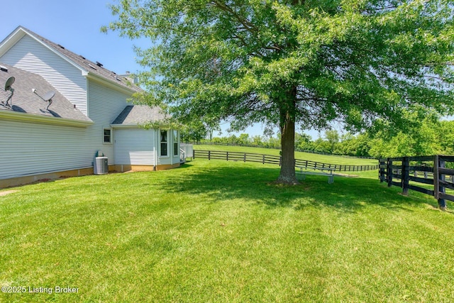 348 Old Stone Dr, Simpsonville, KY 40067 - view of yard featuring central AC unit
