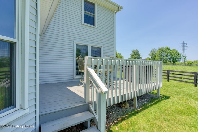 348 Old Stone Dr, Simpsonville, KY 40067 - view of wooden deck