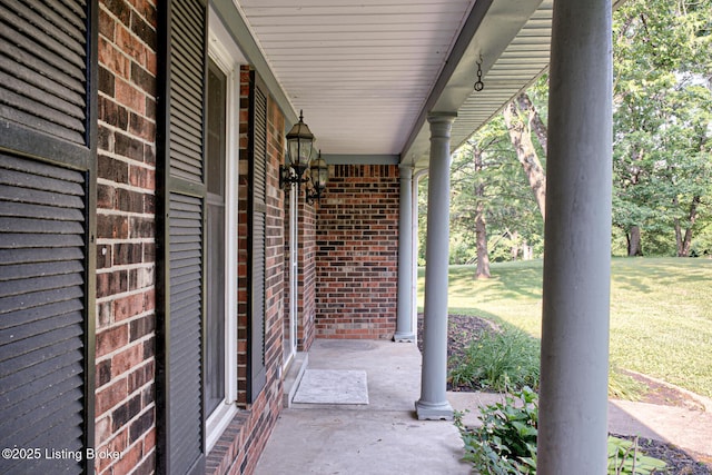 3325 Chenoweth Run Rd, Louisville, KY 40299 - porch featuring a lawn