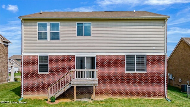 11210 Remembrance Ln, Louisville, KY 40229 - rear view of house featuring brick siding