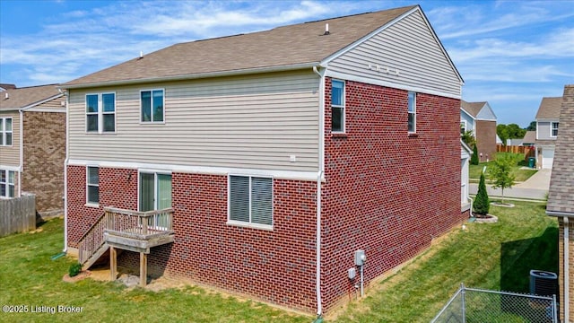 11210 Remembrance Ln, Louisville, KY 40229 - rear view of house with brick siding