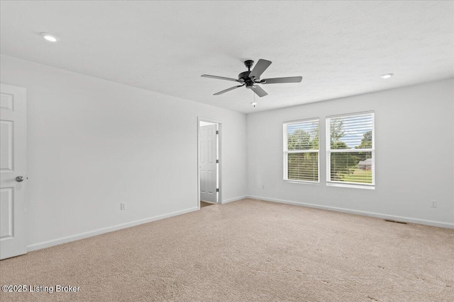 11210 Remembrance Ln, Louisville, KY 40229 - carpeted empty room featuring baseboards and a ceiling fan