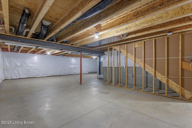 11210 Remembrance Ln, Louisville, KY 40229 - unfinished basement featuring stairway