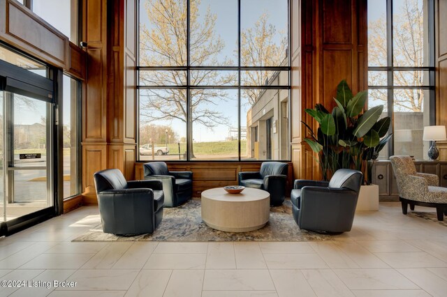 1 Riverpointe Plz Unit 1112, Jeffersonville, IN 47130 - common area featuring a high ceiling