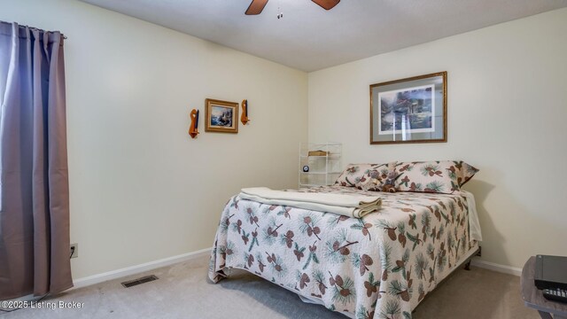 1625 Tina Ct, La Grange, KY 40031 - carpeted bedroom with baseboards and ceiling fan