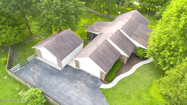 1625 Tina Ct, La Grange, KY 40031 - view from above of property